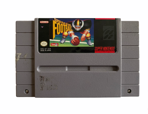 Snes Super Play Action Football Video Game Super Nintendo T1118