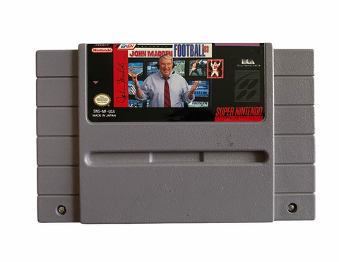 Snes John Madden Football 93 Video Game Super Nintendo T1118