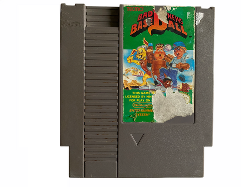 Nintendo Nes Bad News Baseball Video Game T1119