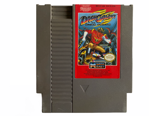Nintendo Nes Dash Galaxy In The Alien Asylum Video Game T1119