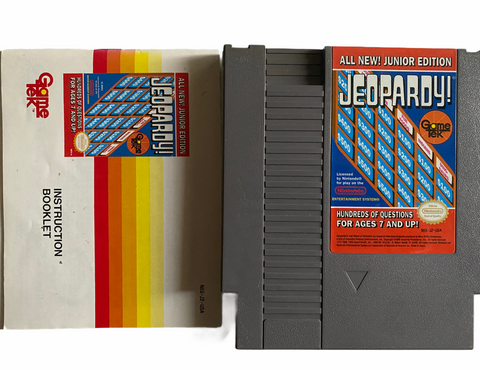 Nintendo Nes Jeopardy Junior Edition Video Game T1119