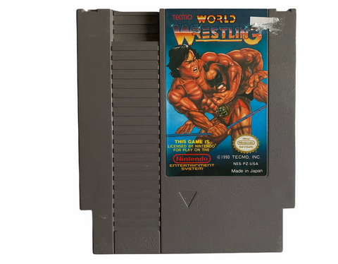 Nintendo Nes Tecmo World Wrestling Video Game T1119