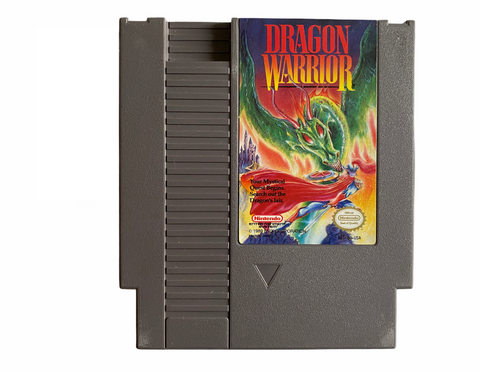 Nintendo Nes Dragon Warrior Video Game T1119