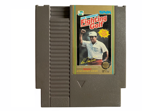 Nintendo Nes Lee Trevinos Fighting Golf Video Game T1119
