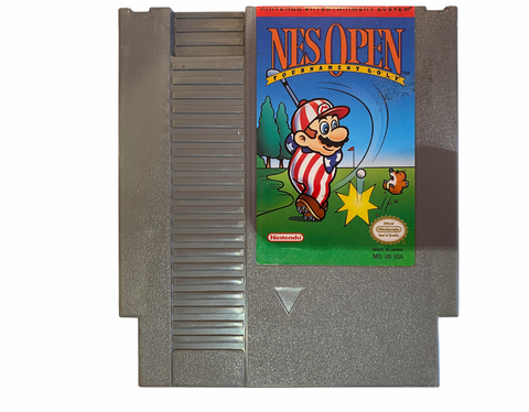Nintendo Nes Open Tournament Golf Video Game T1120