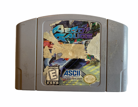 Nintendo N64 Aero Gauge Video Game T1121
