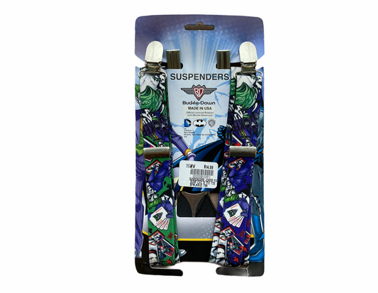 Dc Batman Joker Suspenders One Size Fits Most (Case 8149)