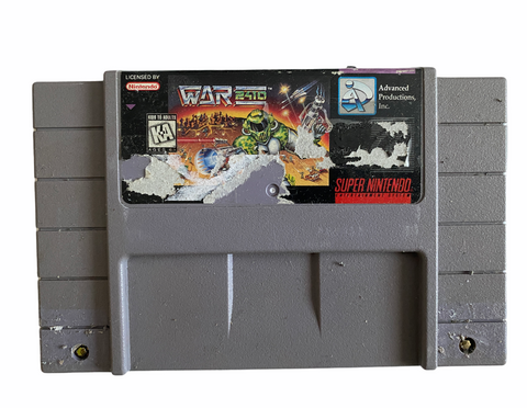 Nintendo Snes War 2410 Video Game T1122