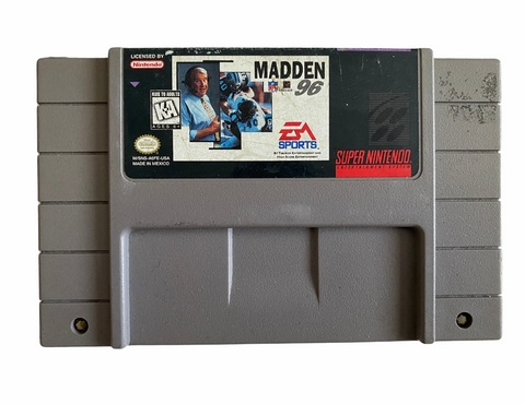 Nintendo Snes Madden 96 Video Game T1122