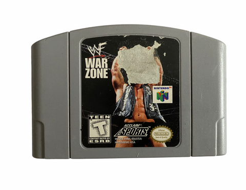 Nintendo N64 WWF War Zone Video Game T1123