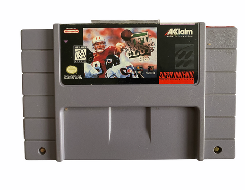 Nintendo Snes Nfl Quarterback Club 96 Video Game T1124