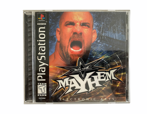 Playstation Wcw Mayhem Video Game PS1 T1125