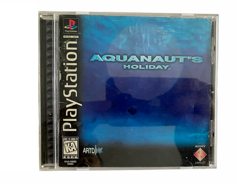 Playstation Aquanauts Holiday Video Game PS1 T1125