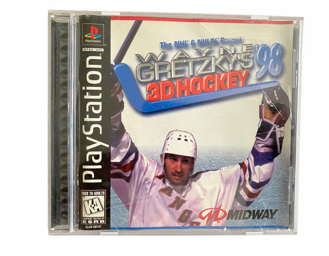 Playstation Wayne Gretzky 3D Hockey 98 Video Game PS1 T1125