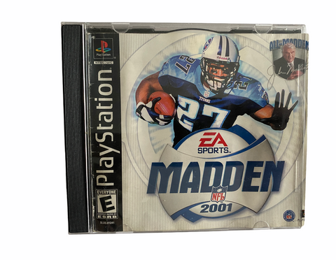 Playstation Madden Nfl 2001 Video Game PS1 T1125