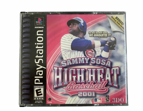 Playstation Sammy Sosa High Heat Baseball 2001 PS1 T1125