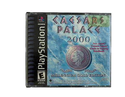 Playstation Caesars Palace 2000 Millennium Gold Edition Blue T1125