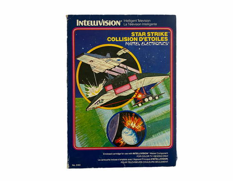 Intellivision Star Strike Video Game Retro T1126