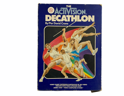 Intellivision Activision Decathlon Video Game Retro T1126