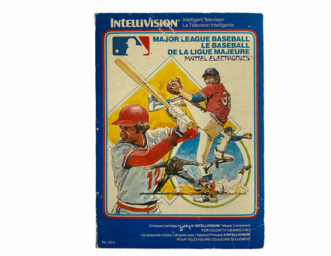 Intellivision Major League Baseball Video Game Retro T1126