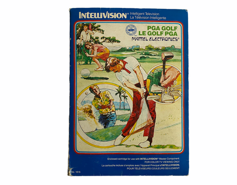 Intellivision Pga Golf Video Game Retro T1126