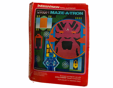 Intellivision Tron Maze-A-Tron Video Game T2891