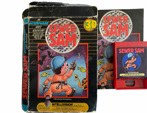 Intellivision Sewer Sam Video Game T2891
