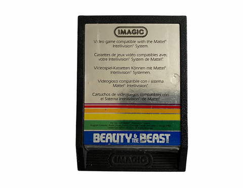 Intellivision Beauty And The Beast Video Game Retro T2891