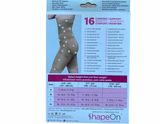 ShapeOn Women Tummy Flattener Size S Ultra Thin Black