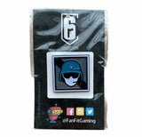 Rainbow Six Reverse Blue Operator Collector Pin Official Ubisoft