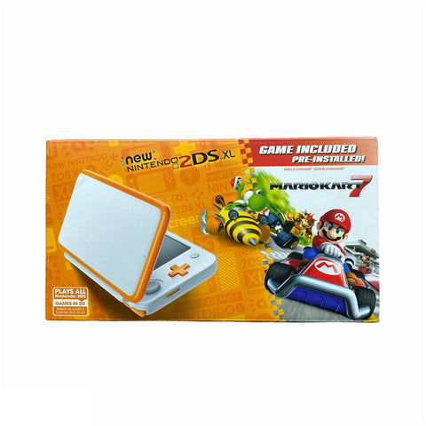 Nintendo 2DS XL Orange Console With Mario Kart 7