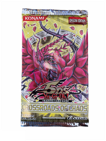 YuGiOh Collectible Cards Crossroads Of Chaos Booster Pack T833