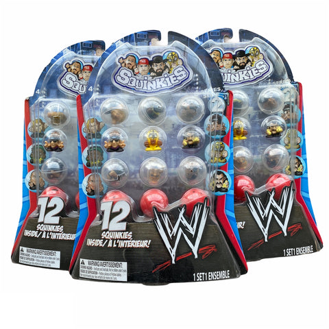 Lot Of 12 WWE Squinkies Series 2