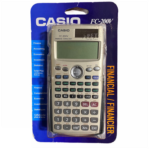 Casio Portable Financial Calculator FC-200V (Center 14)