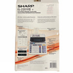 Sharp Electric Printing Calculator 2 Color EL-2201RII (Center 14)
