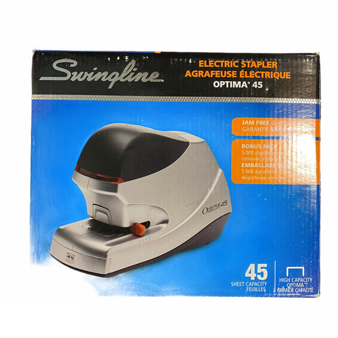 SwingLine Electric Stapler Optima 45 Jam Free 45 Sheets(Center 14)