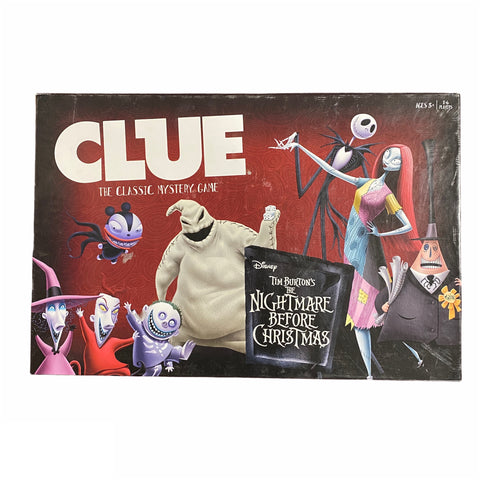 Disney Clue Mystery Board Game The Nightmare Before Christmas Missing Pieces (Center 14)
