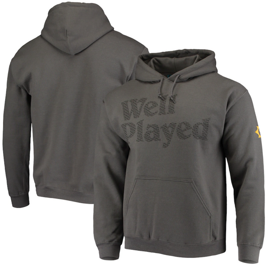 Hearthstone Men Hoodie Size 3XL XXXL Gray Well Played Pullover
