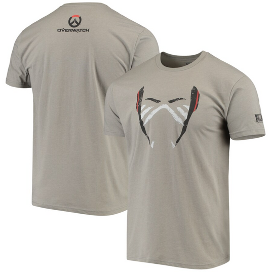 Overwatch Women T-Shirt Gray Doomfist Hero Abstract