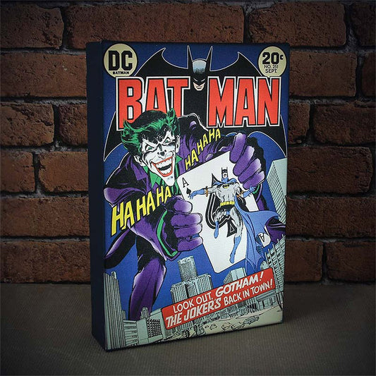 BATMAN/JOKER COMIC BOOK LUMINART