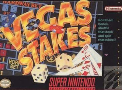 SNES Vegas Stakes 6 Pack Original Box