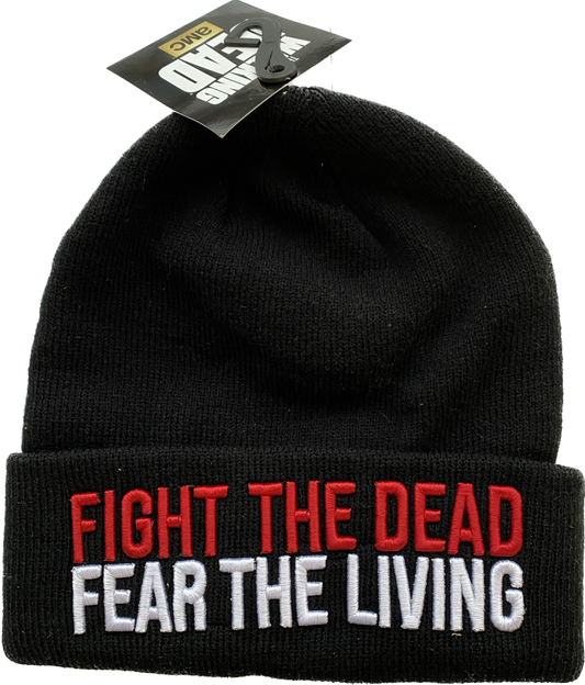 Walking Dead Hat Black One Size Fits All Tuque