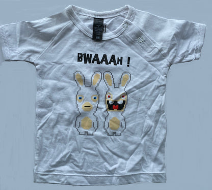 Baby T-Shirt Rabbids Pixel BWAAAH! Official Ubisoft