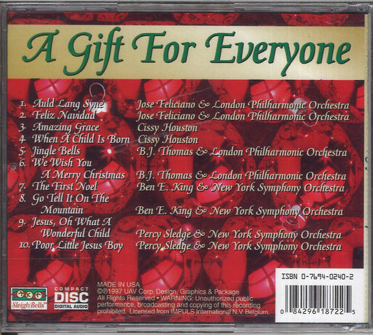 A Gift For Everyone [Audio CD] Jose Feliciano|BJ Thomas|Cissy Houston|Percy Sledge|Ben E King