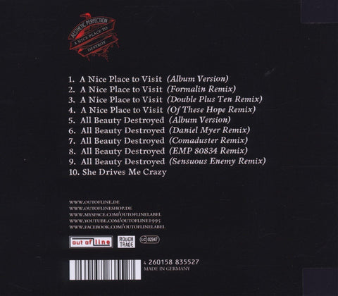 A Nice Place To Destroy [Audio CD] Aesthetic Perfection