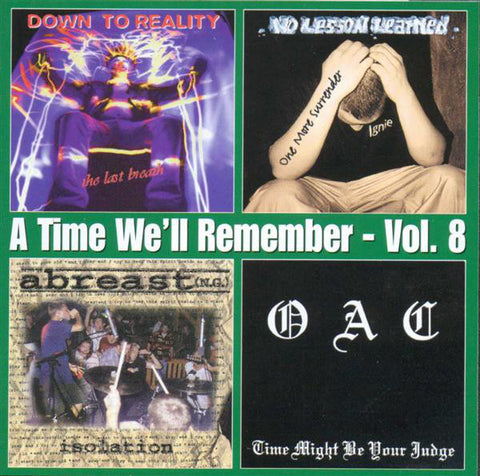 A Time We'll Remember Vol.8 [Audio CD] Various