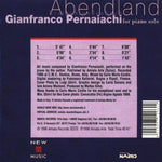 Abendland [Audio CD] Pernaiachi, Gianfranco