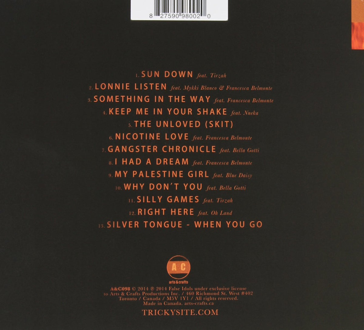 Adrian Thaws [Audio CD] Tricky