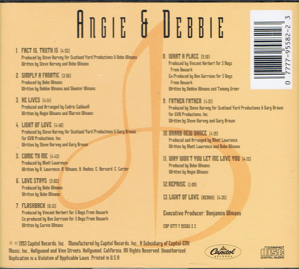 Angie & Debbie [Audio CD] Angie & Debbie