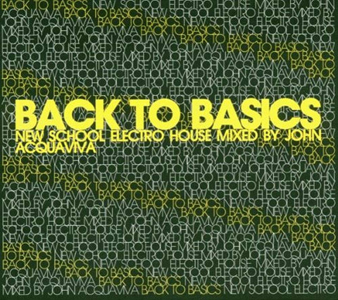 Back to Basics: New School Mixed By John Acquaviva [Audio CD] Acquaviva, John